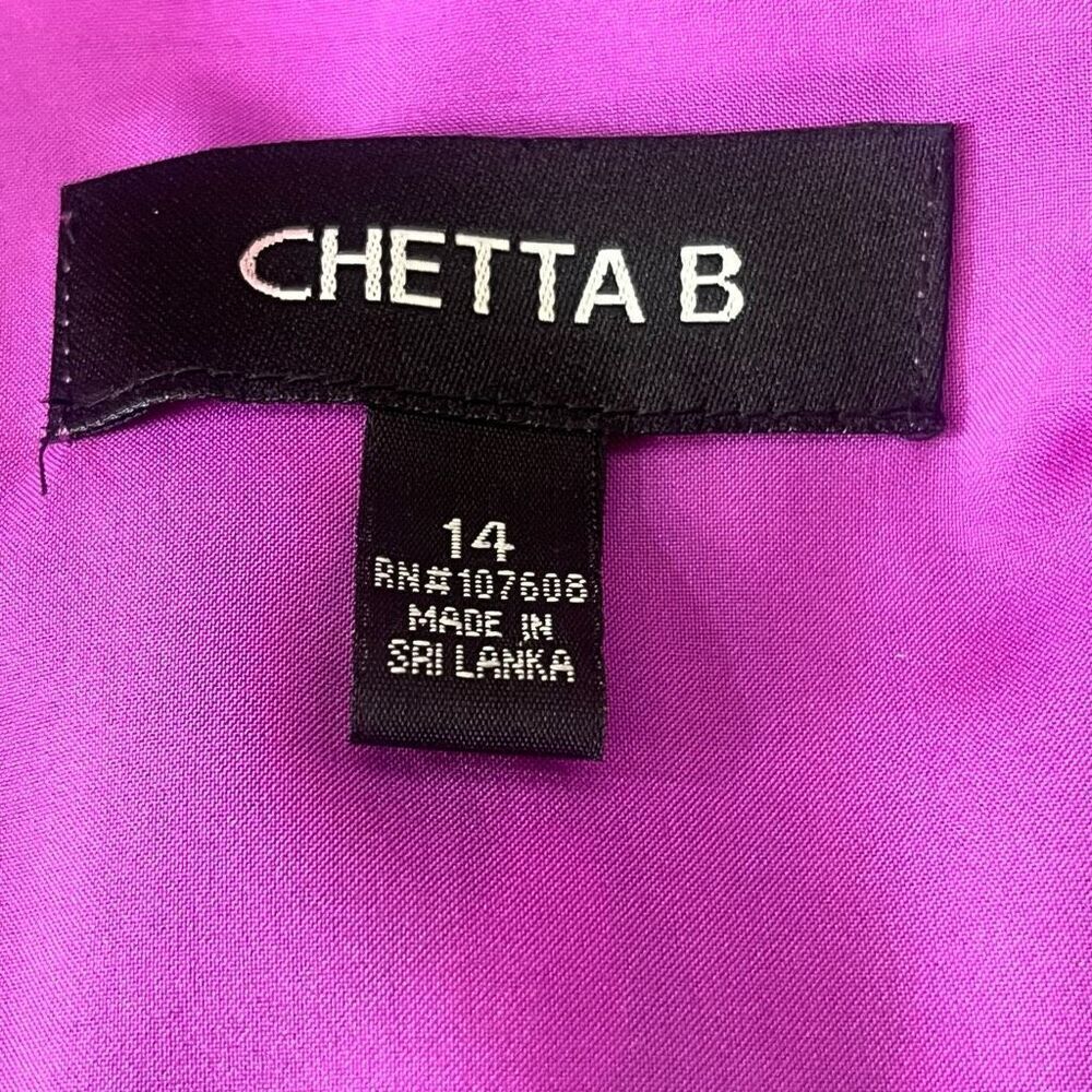 Chetta B Paisley Print V Neck Sleeveless Tiered Summer Dress Boho girly Sz 14 NW - Picture 4 of 5
